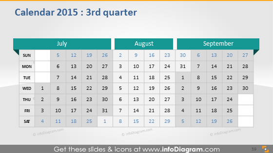 Calêndario escolar do trimestre 2015 ppt