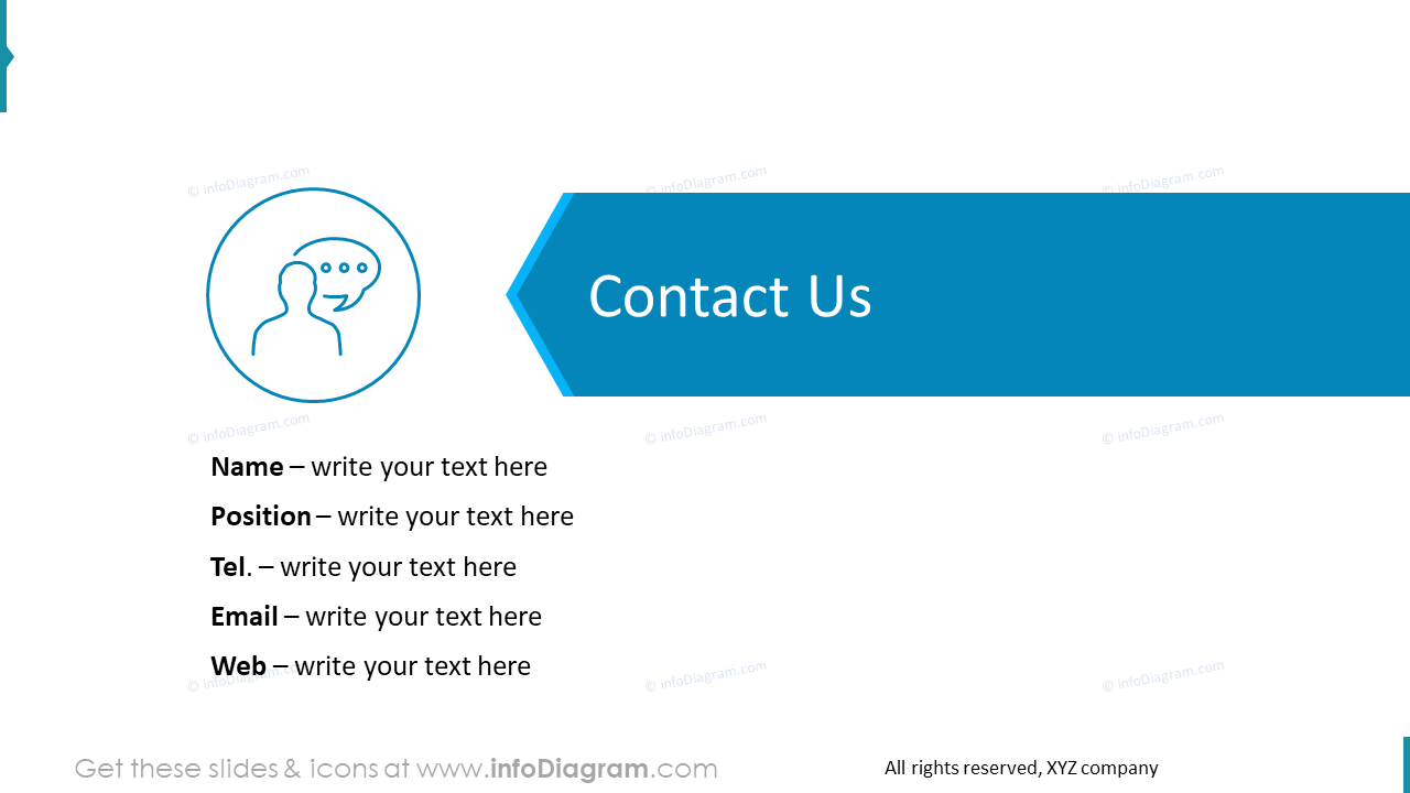 Contact Slide of Training Services Business Offer