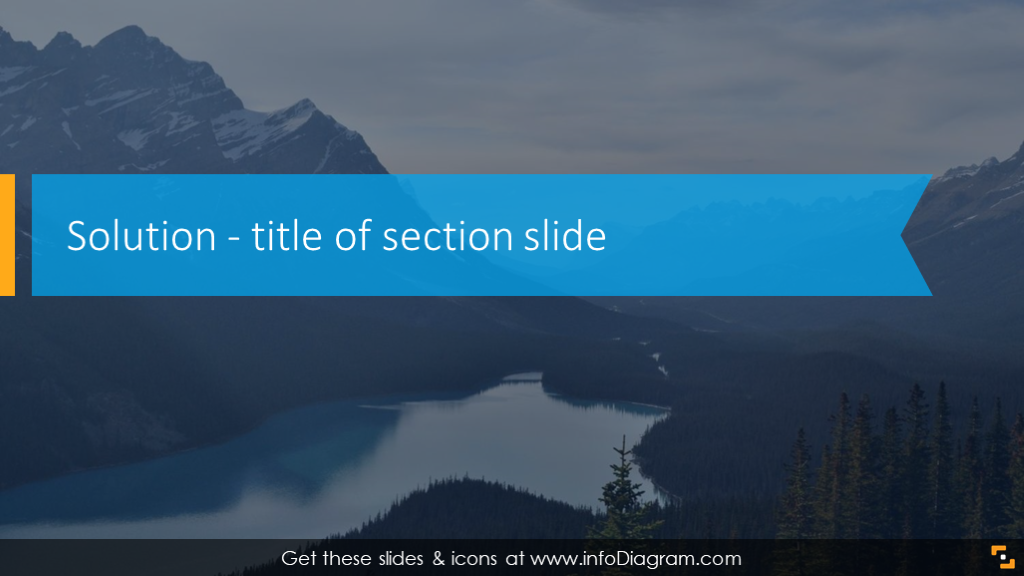 Sección de solución con título de webinar