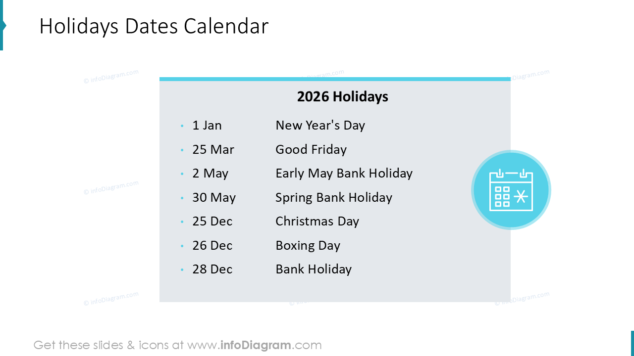 Calendario de Fechas de Vacaciones