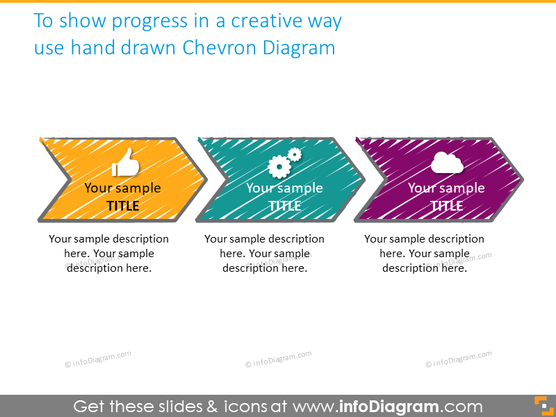 flache Icons für Infografiken Daumen hoch Glühbirne Server Cloud