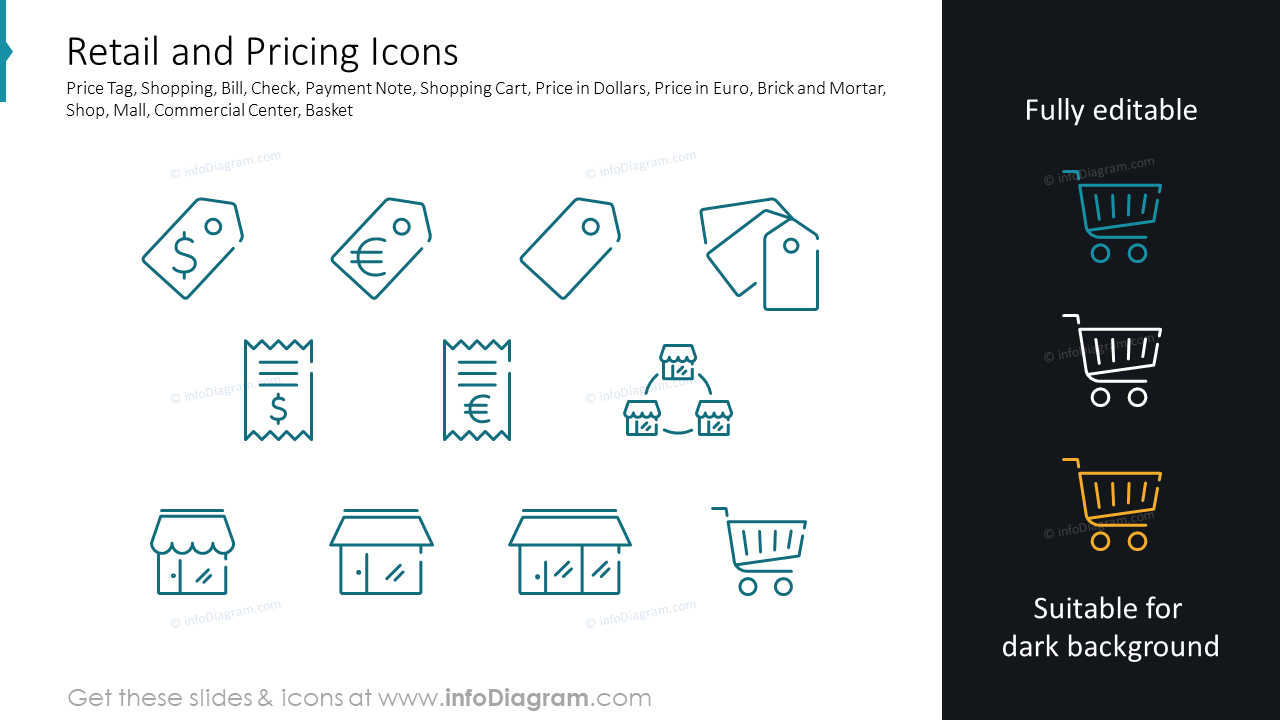 Iconos de Venta al por Menor y Precios