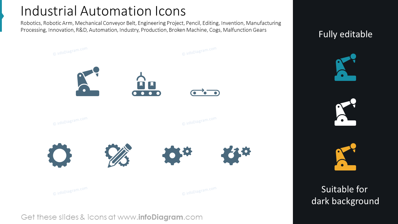 Íconos de Automatización Industrial