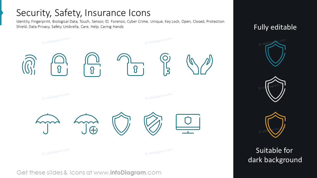Íconos de Seguridad, Seguridad, Seguro