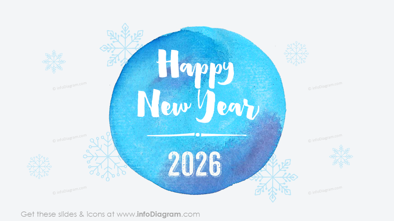 imagen de texto de acuarela dibujado a mano feliz año nuevo 2024