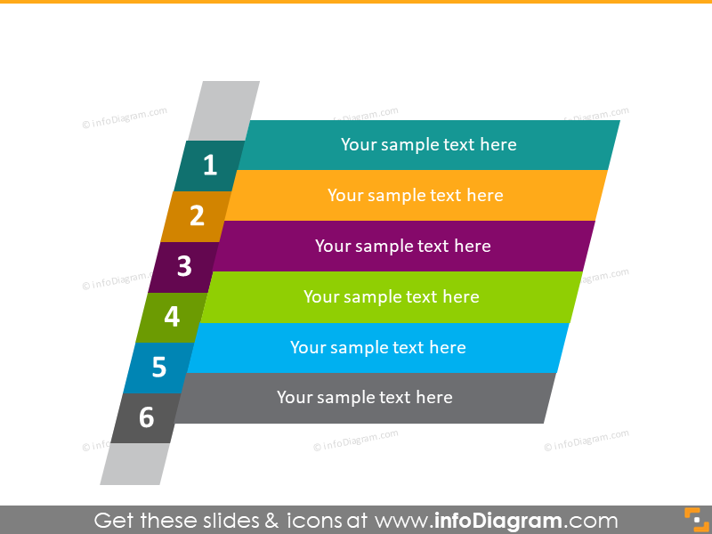liste d'index d'articles biaisés conception d'infographies PowerPoint