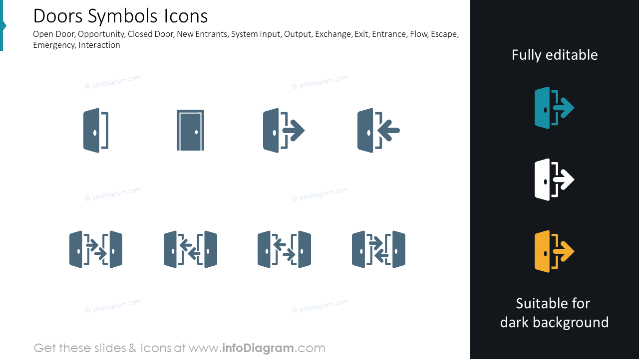 Doors Symbols Icons