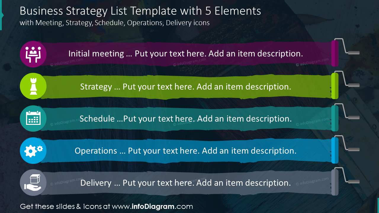 Business Strategy List PPT Template