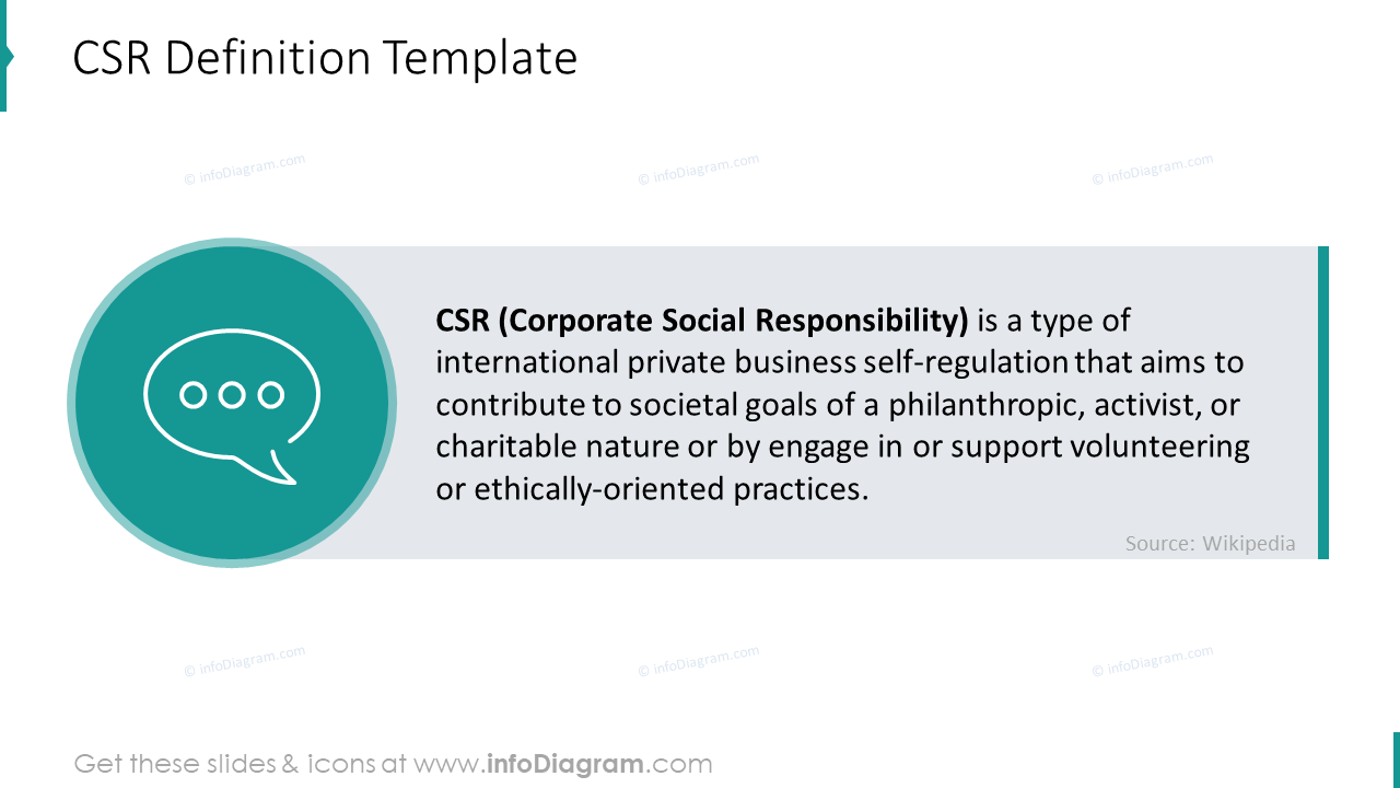 CSR definition template