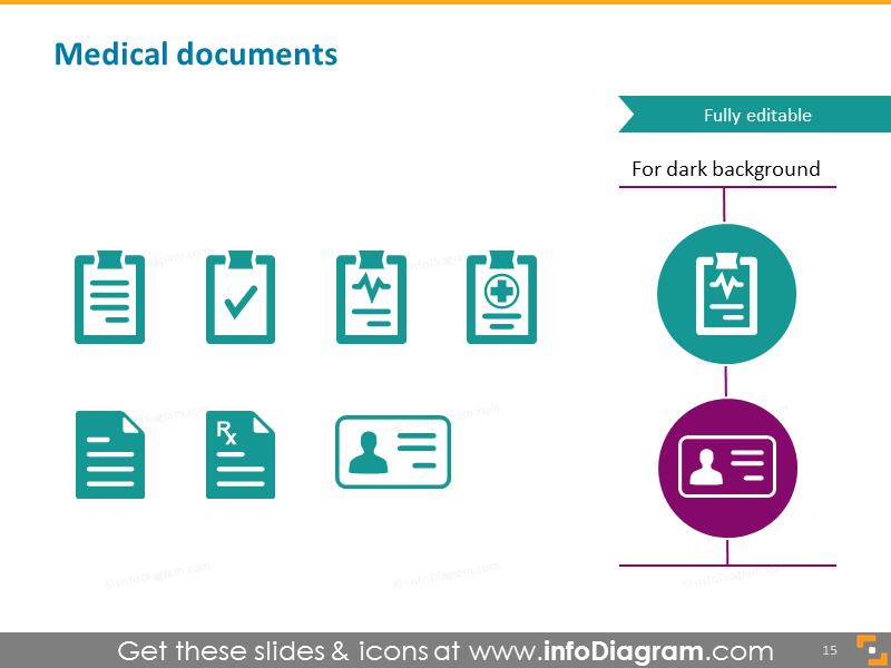Document médical, dossier patient, rapport de maladie