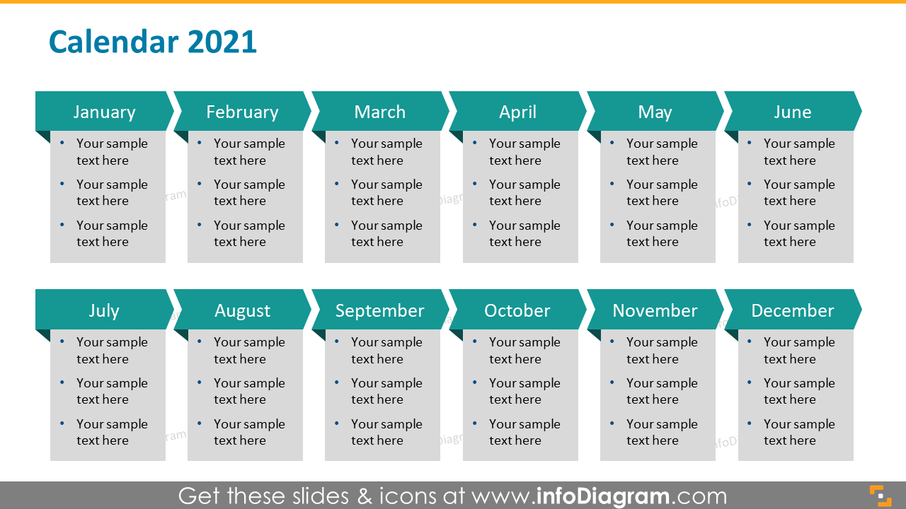 Calendar 2020 template 