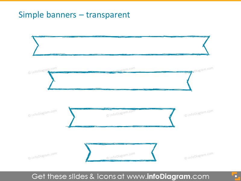  Simple transparent banners