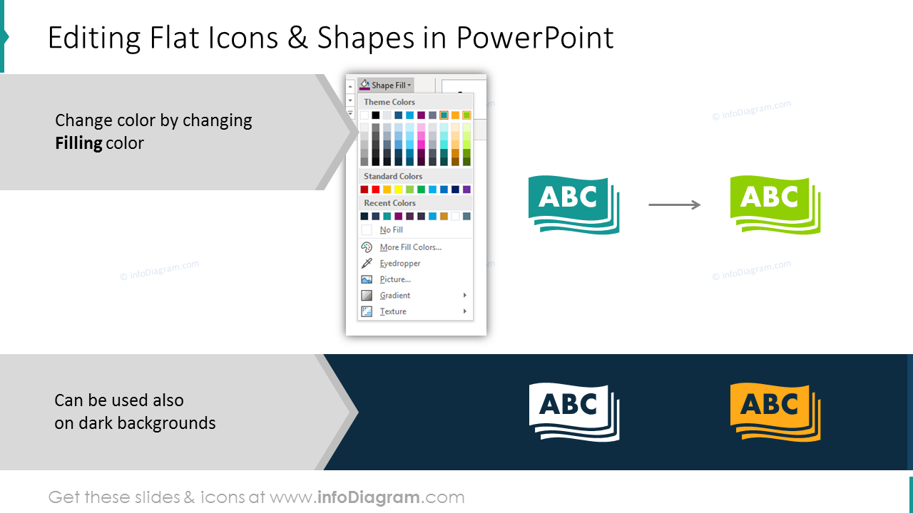 Editing Flat Icons and Shapes