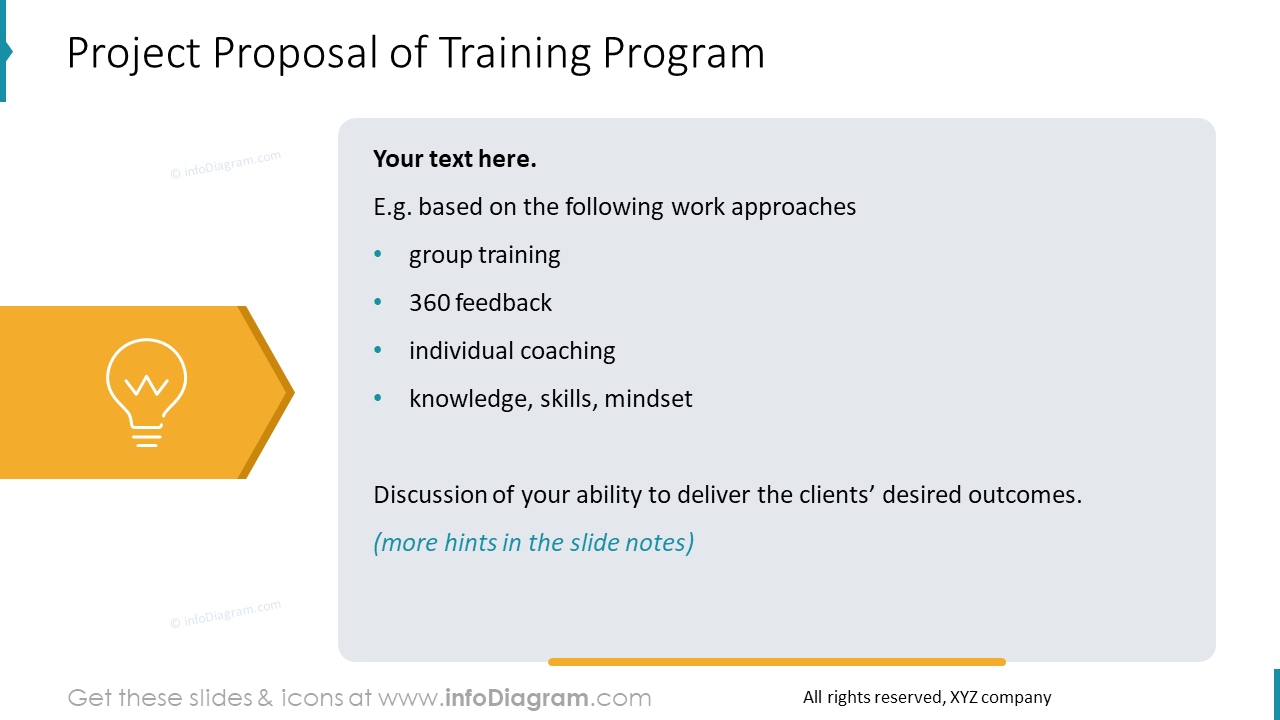 Project Proposal of Training Program
