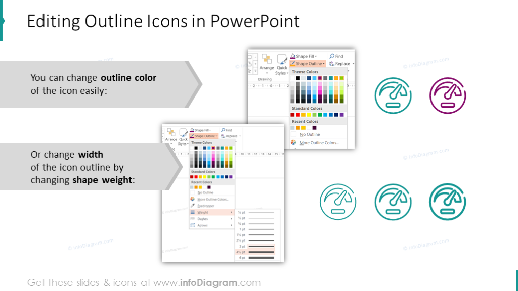 Editing Outline Icons in PowerPoint