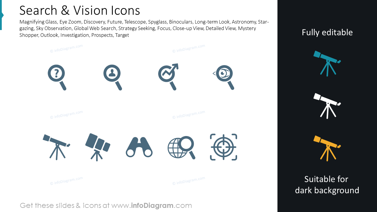 Iconos de Búsqueda y Visión