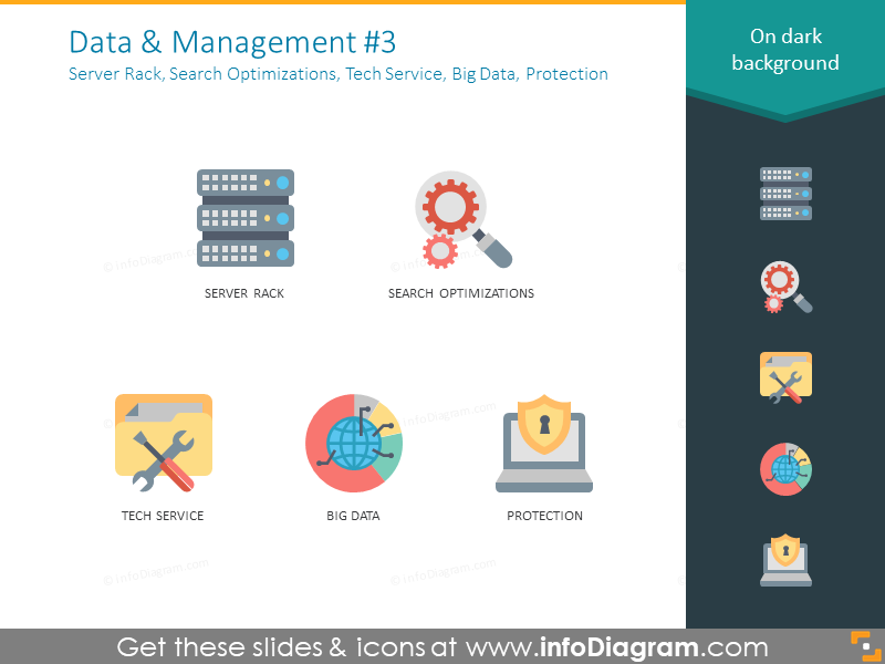Server Rack, Search Optimizations, Tech Service, Big Data, Protection
