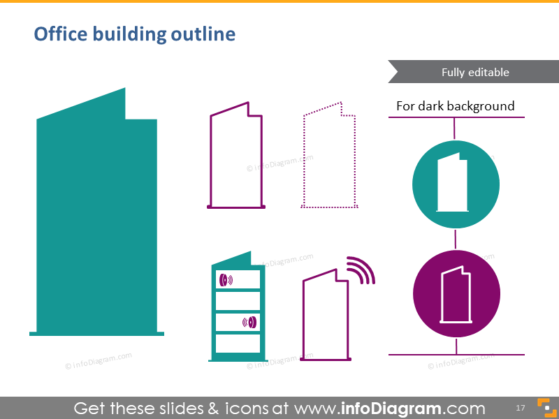 Office building outline