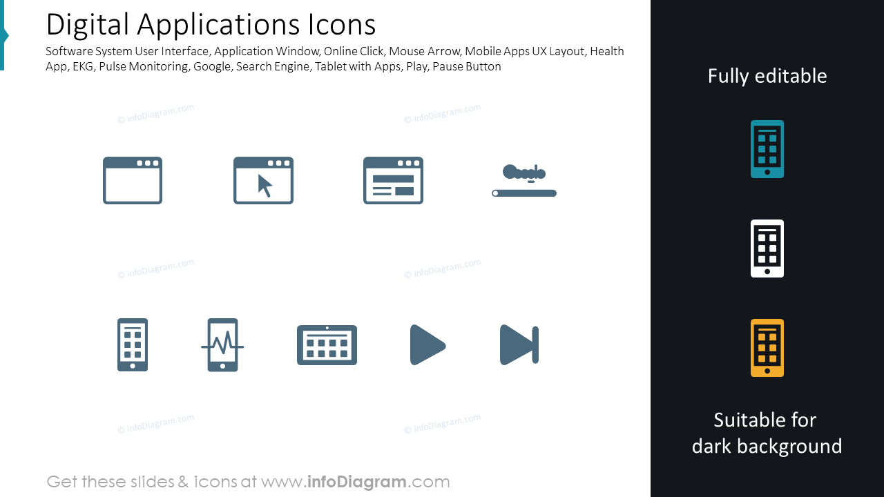 Digital Applications Icons