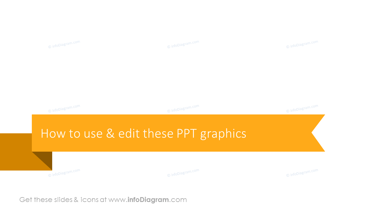 How to use and edit PPT graphics