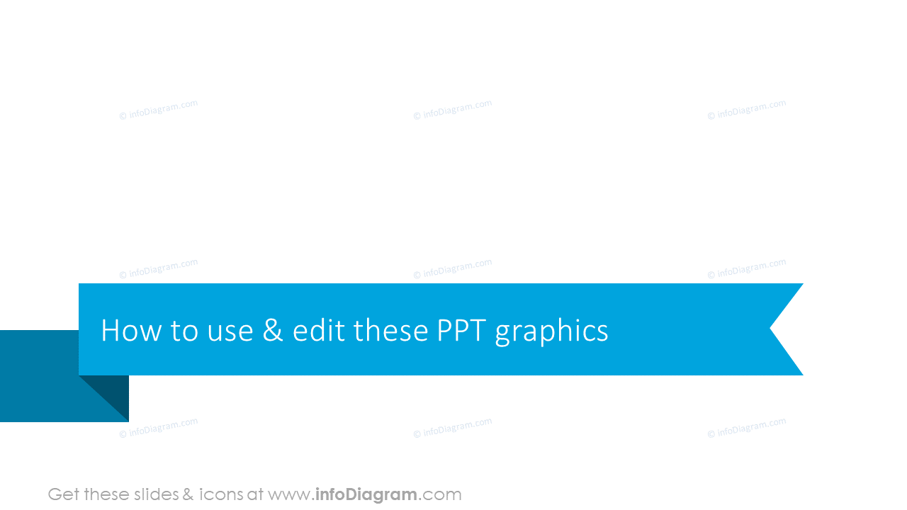 How to use and edit PPT graphics