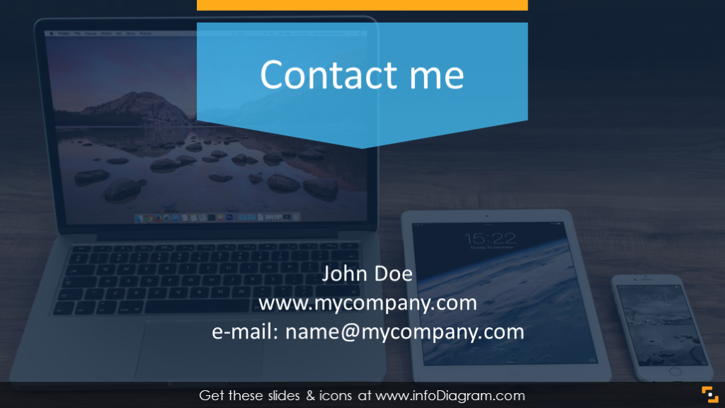 Diapositive de contact du webinaire