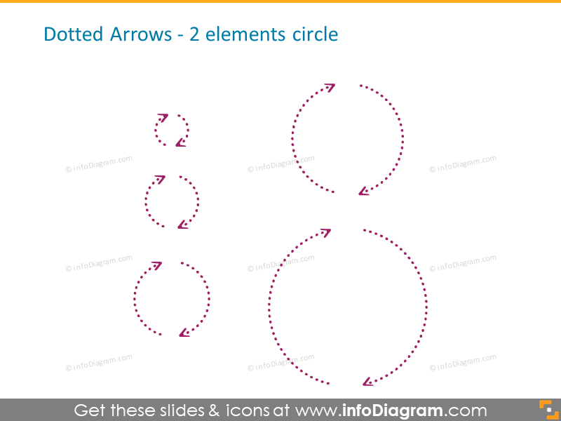 Setas desenhadas à mão para slides orgânicos esboçados (formas clipart PPT)