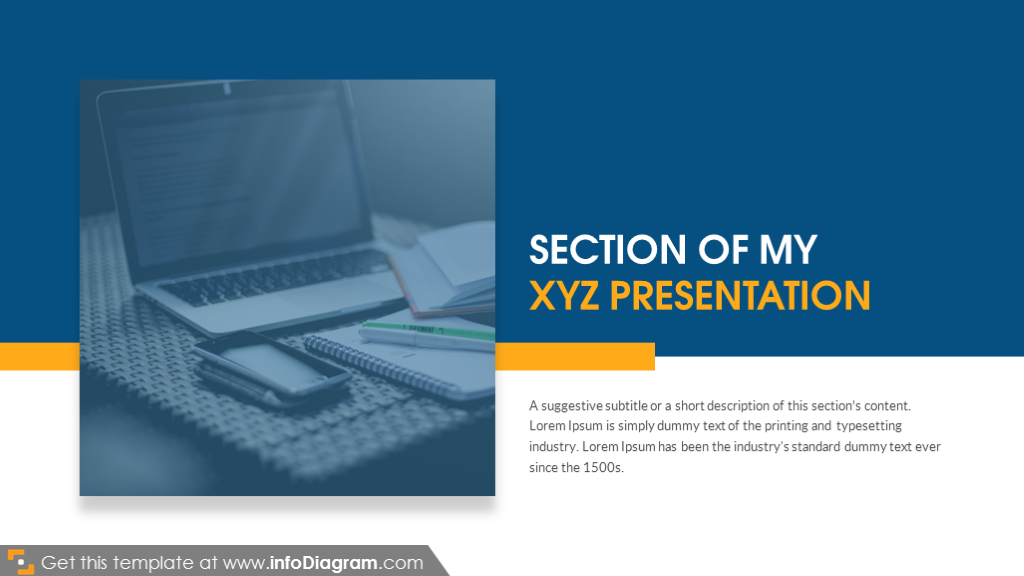 Section of my presentation