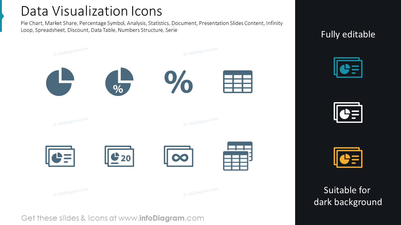 Iconos de Visualización de Datos