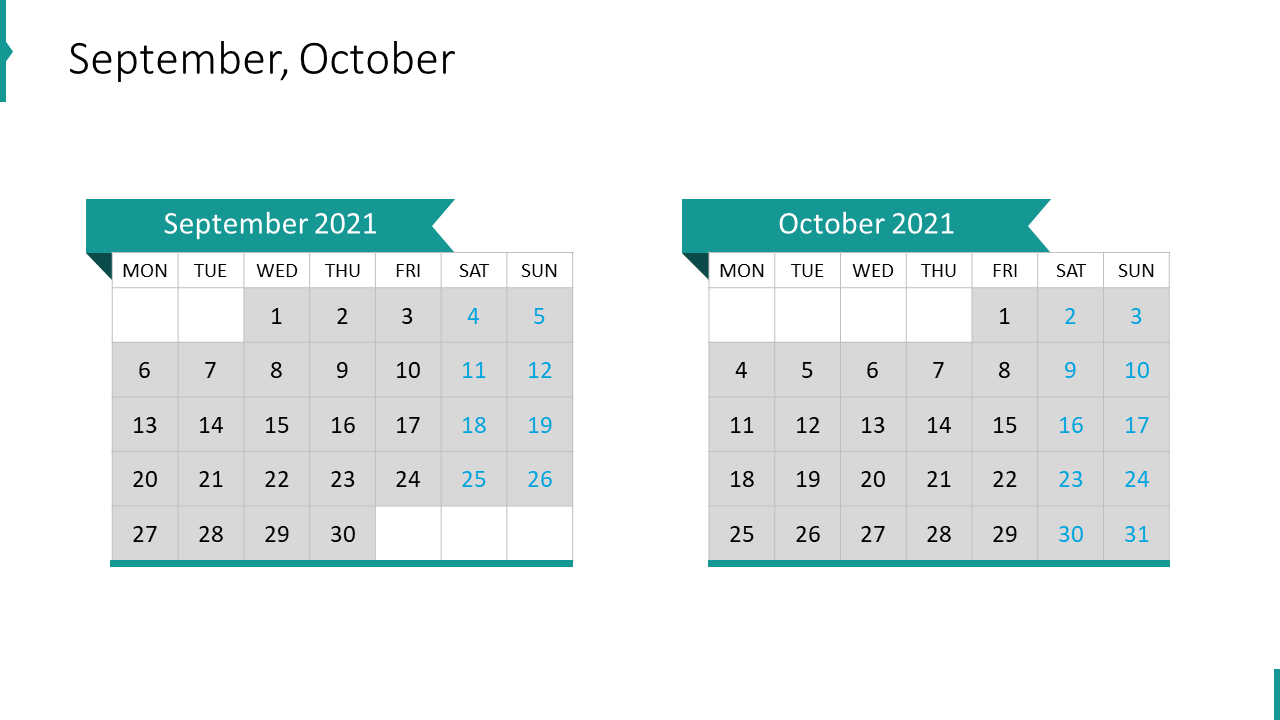 Septembre, Octobre