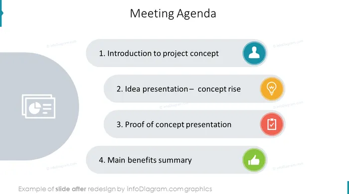 flat icons bundle example meeting agenda after