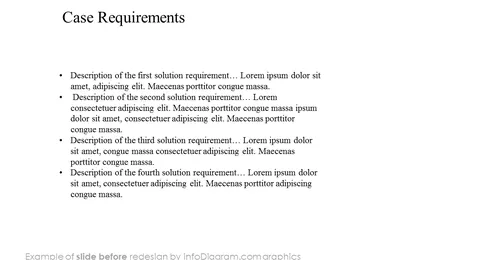 before redesign multiple solutions slide ppt