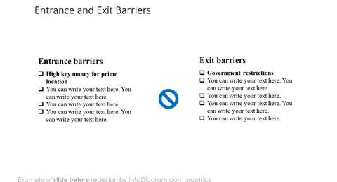 Go To Market Strategy PPT slide before redesign