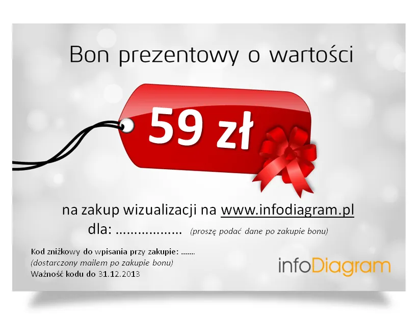 Bon prezentowy 59 zł na zakup pakietów infoDiagram preview 1