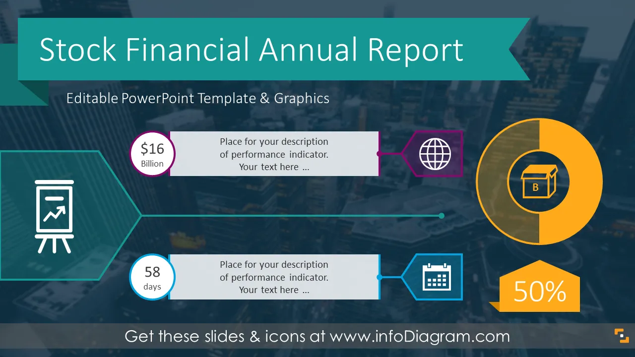 Stock Financial Annual Report (PPT Template) preview 1