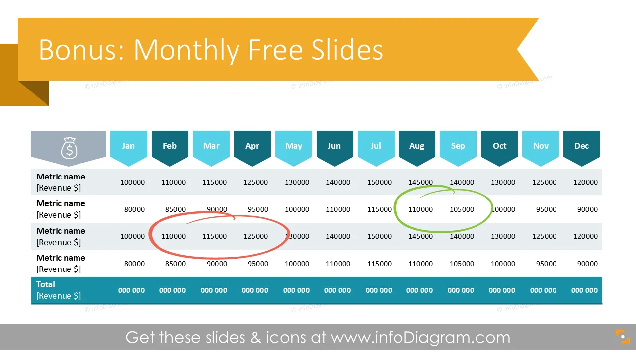 Bonus infoDiagram slides of the month preview 1