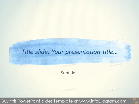 Modèle PowerPoint aquarelle dessiné à la main preview 2