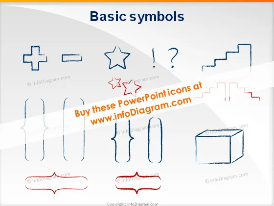 Formas manuscritas - estilo carvão (ícones e clipart PPT) preview 2