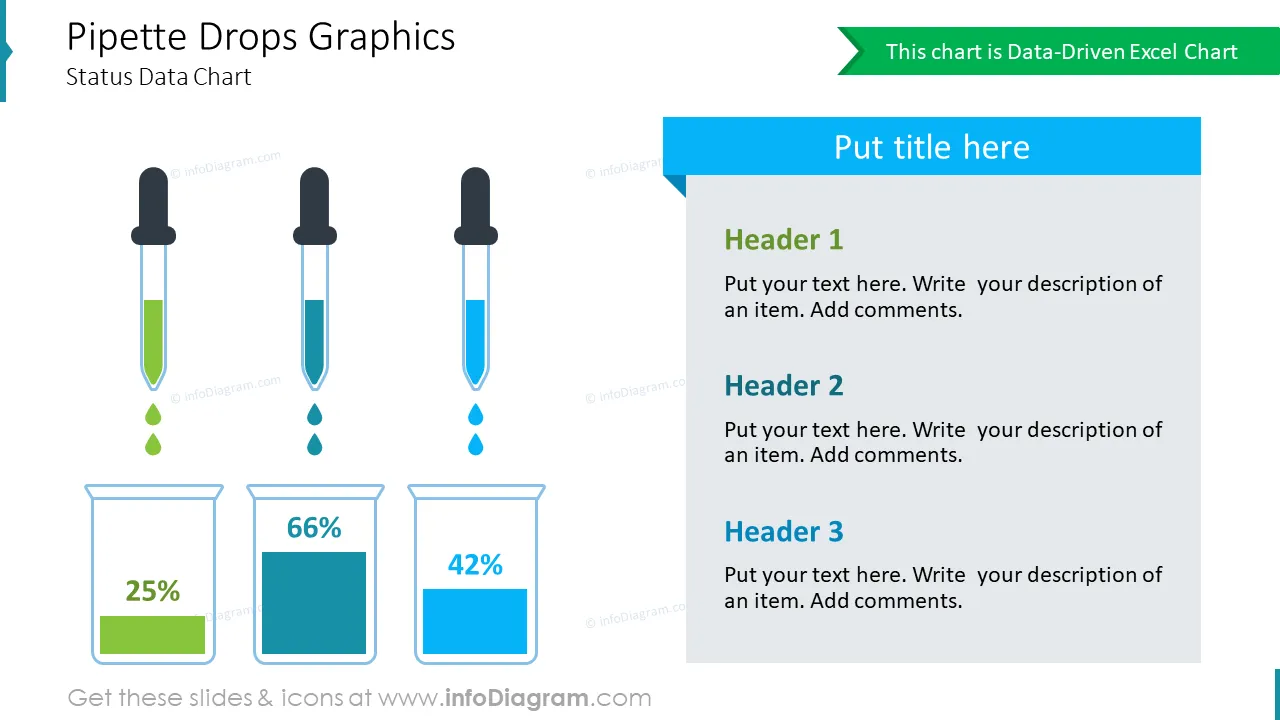 Creative Comparison and Shares Bar Charts (PPT Template, data-driven) preview 3