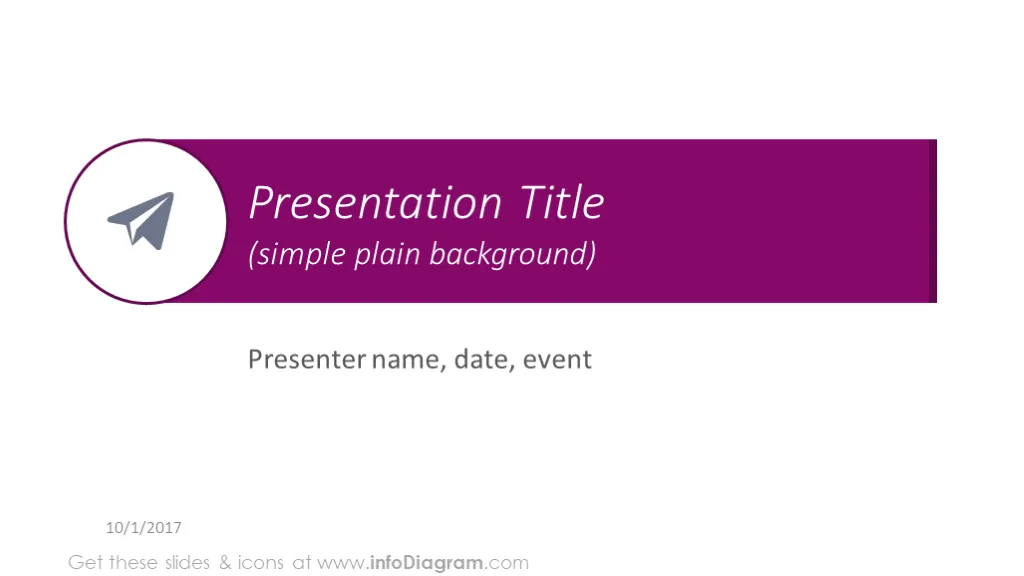 Plantilla de Presentación Círculo Púrpura (presentación PPTX) preview 3