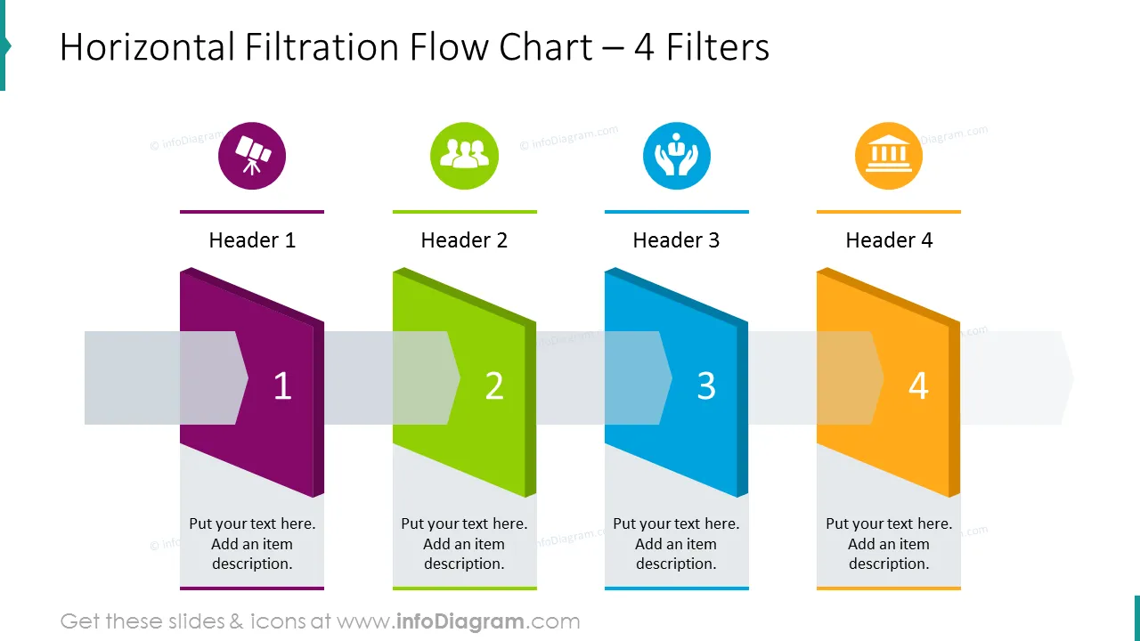 Filter Process Diagrams (PPT Template) preview 3