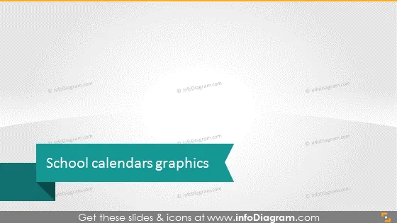 School Calendars 2015 2016 graphics (US date format, PPT tables and icons) preview 3