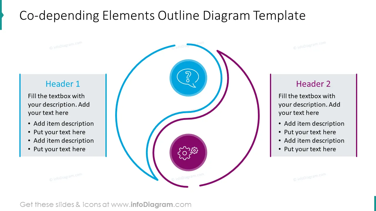 Yin Yang Balance Diagrams (PPT Template) preview 3