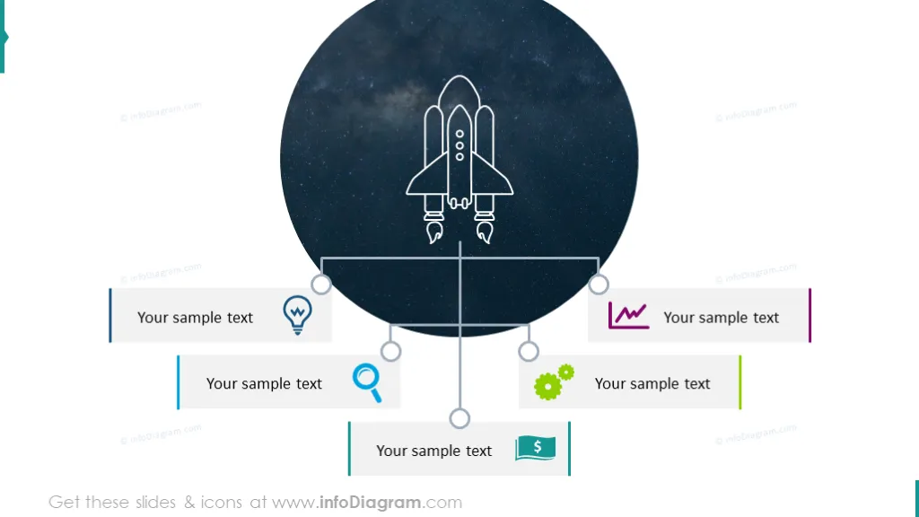 Rocket Launch Diagram (PPT Template) preview 3