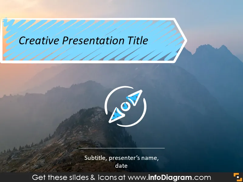 Creative Company Presentation Deck (Scribble PPTX Template) preview 3
