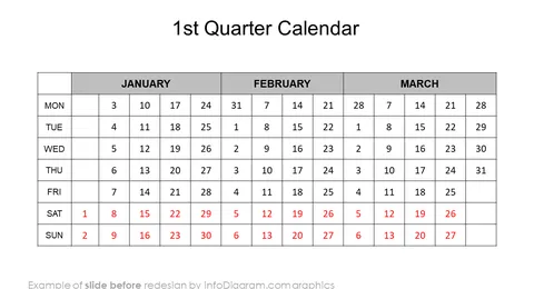 calendars eu first quarter before redesign