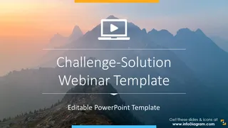 Webinar Presentation of Problem-Solution (PPT template)