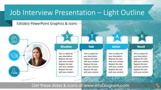 Job Application Interview Presentation (PowerPoint Template) - Light Outline  Style
