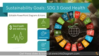 Nachhaltige Entwicklungsziele SDG 3 Gesundheit und Wohlbefinden Präsentation (PPT Template)