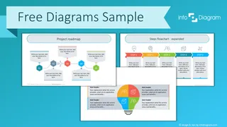Free Sample of Diagrams and Icons (PPT Template)